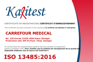 CARREFOUR MEDICAL certifié ISO 13485, JUIN 2024